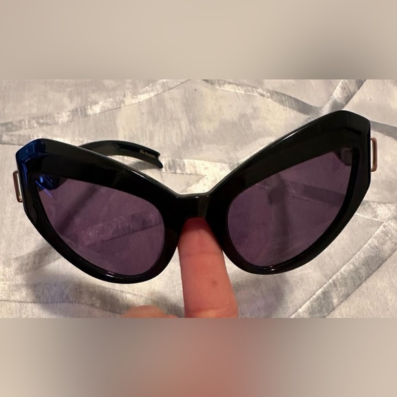 Karen Walker Bow Wow Cat-Eye Sunglasses - Picture 1 of 3